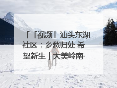 「视频」汕头东湖社区：乡愁归处 希望新生｜大美岭南·百村焕新记