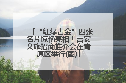 “红绿古金”四张名片惊艳亮相！吉安文旅招商推介会在青原区举行(图)