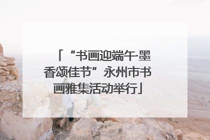 “书画迎端午·墨香颂佳节”永州市书画雅集活动举行