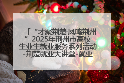 “才聚荆楚·凤鸣荆州”2025年荆州市高校生业生就业服务系列活动-荆楚就业大讲堂-就业嘉年华活动举行