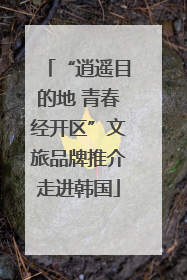 “逍遥目的地 青春经开区”文旅品牌推介走进韩国