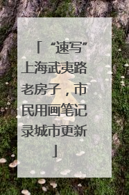 “速写”上海武夷路老房子，市民用画笔记录城市更新