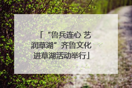“鲁兵连心 艺润草湖”齐鲁文化进草湖活动举行