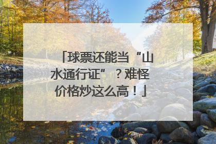 球票还能当“山水通行证”？难怪价格炒这么高！