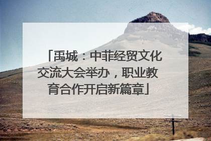 禹城：中菲经贸文化交流大会举办，职业教育合作开启新篇章
