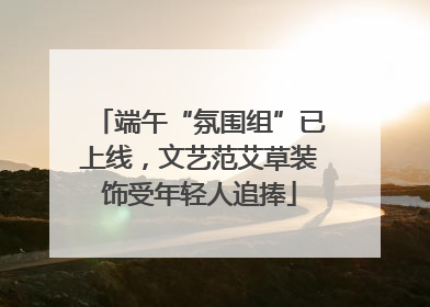 端午“氛围组”已上线，文艺范艾草装饰受年轻人追捧