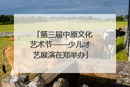 第三届中原文化艺术节——少儿才艺展演在郑举办