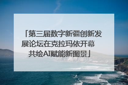 第三届数字新疆创新发展论坛在克拉玛依开幕 共绘AI赋能新图景