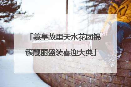 羲皇故里天水花团锦簇靓丽盛装喜迎大典