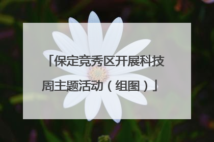 保定竞秀区开展科技周主题活动（组图）