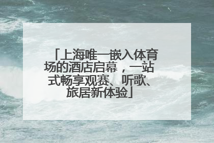 上海唯一嵌入体育场的酒店启幕，一站式畅享观赛、听歌、旅居新体验