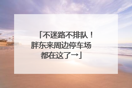 不迷路不排队！胖东来周边停车场都在这了→