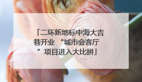 二环新地标中海大吉巷开业 “城市会客厅”项目进入大比拼