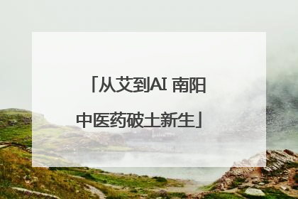 从艾到AI 南阳中医药破土新生