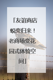 友谊商店蜕变归来！老商场变花园式体验空间