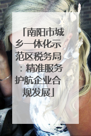 南阳市城乡一体化示范区税务局：精准服务护航企业合规发展
