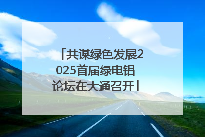 共谋绿色发展2025首届绿电铝论坛在大通召开