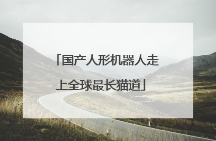 国产人形机器人走上全球最长猫道