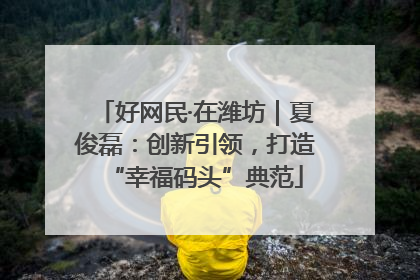 好网民·在潍坊｜夏俊磊：创新引领，打造“幸福码头”典范