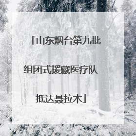 山东烟台第九批组团式援藏医疗队抵达聂拉木