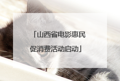 山西省电影惠民促消费活动启动