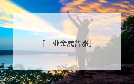 工业金属普涨