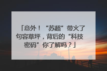 意外！“苏超”带火了句容草坪，背后的“科技密码”你了解吗？