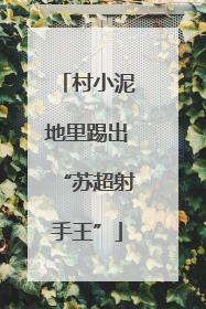 村小泥地里踢出“苏超射手王”