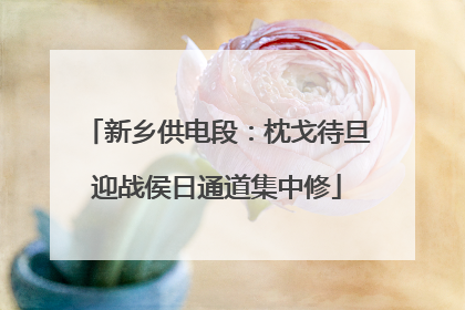 新乡供电段：枕戈待旦迎战侯日通道集中修