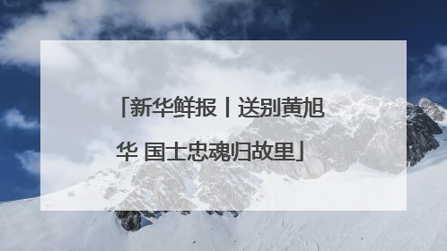 新华鲜报丨送别黄旭华 国士忠魂归故里