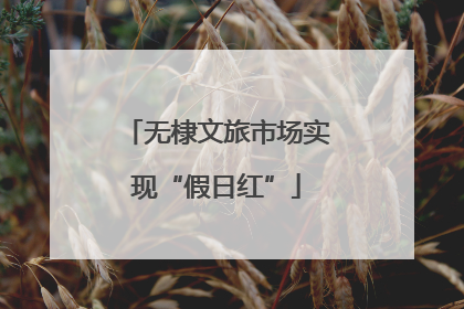 无棣文旅市场实现“假日红”