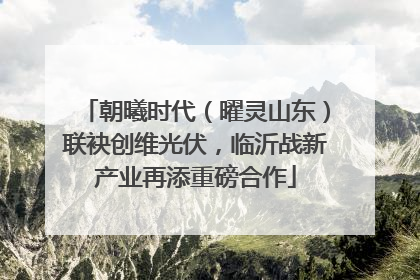 朝曦时代（曜灵山东）联袂创维光伏，临沂战新产业再添重磅合作