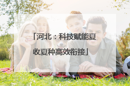 河北：科技赋能夏收夏种高效衔接
