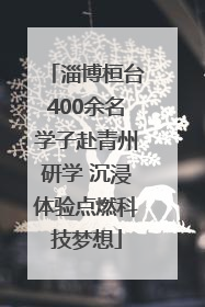 淄博桓台400余名学子赴青州研学 沉浸体验点燃科技梦想