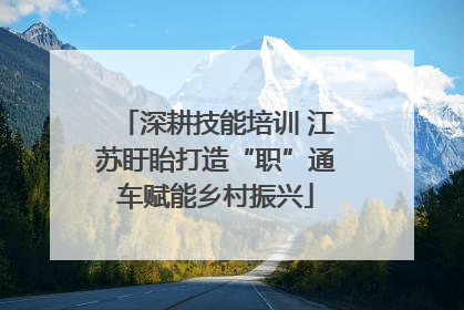 深耕技能培训 江苏盱眙打造“职”通车赋能乡村振兴