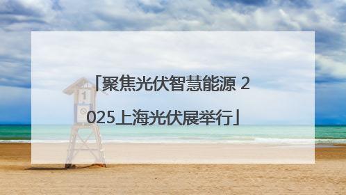聚焦光伏智慧能源 2025上海光伏展举行