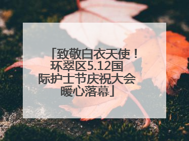 致敬白衣天使！环翠区5.12国际护士节庆祝大会暖心落幕