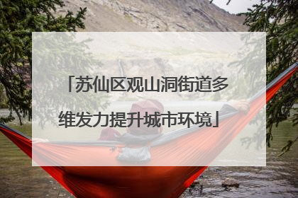 苏仙区观山洞街道多维发力提升城市环境