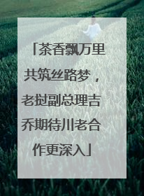 茶香飘万里共筑丝路梦，老挝副总理吉乔期待川老合作更深入