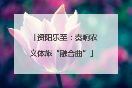 资阳乐至：奏响农文体旅“融合曲”