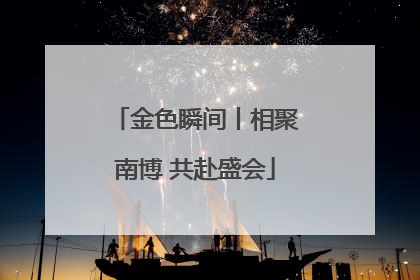 金色瞬间丨相聚南博 共赴盛会