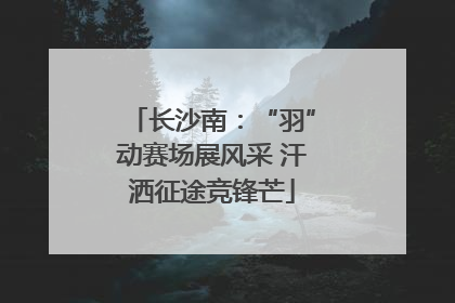 长沙南：“羽”动赛场展风采 汗洒征途竞锋芒