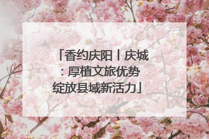 香约庆阳丨庆城：厚植文旅优势 绽放县域新活力