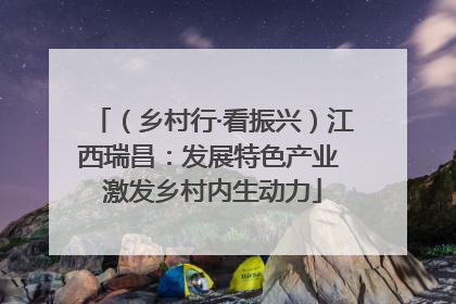 （乡村行·看振兴）江西瑞昌：发展特色产业 激发乡村内生动力