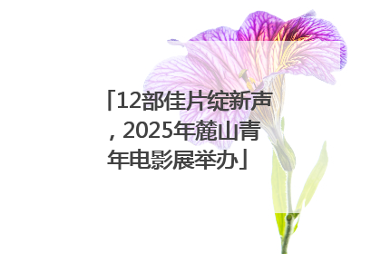 12部佳片绽新声，2025年麓山青年电影展举办