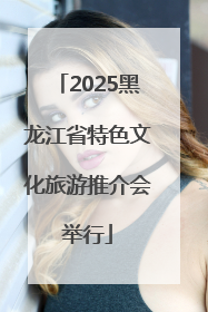2025黑龙江省特色文化旅游推介会举行